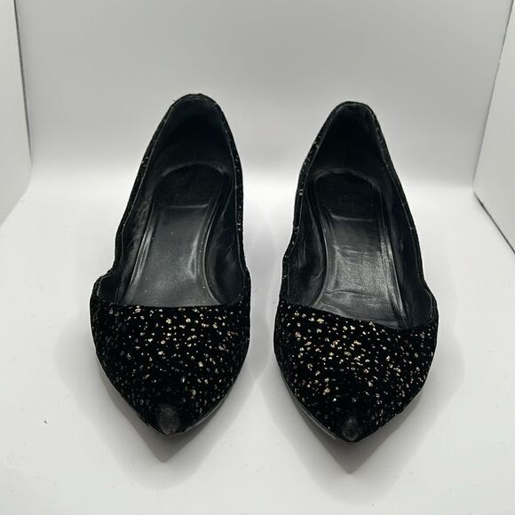 Celine Metalic Flake Kitten Heels - Picture 2 of 9